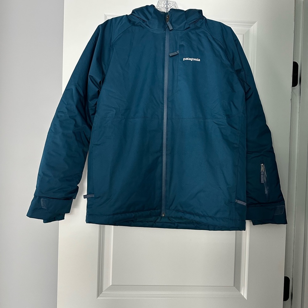 Patagonia Deep Blue Hooded Powdertown Jacket